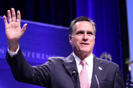 Mitt Romney, February 2011.  Image by Gage Skidmore, courtesy Mr. Skidmore and Wikimedia Commons.