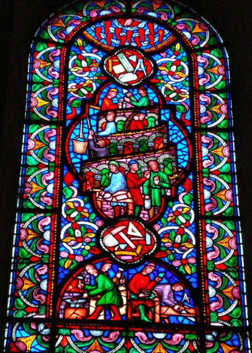 Window in Ely Cathedral, England
