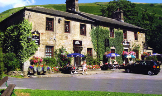 And maybe another stop for refreshments on a warm afternoon at The Buck Inn, Buckden. Then onward...