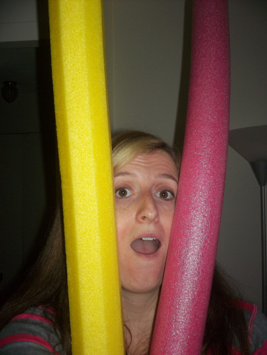 Pool noodles!
