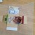 Wrapper clear-taped to the wax paper. Wrapper clear-taped to the wax paper.