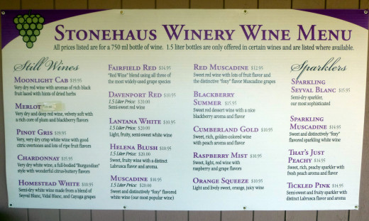 StoneHaus Winery, Crossville, Tennessee