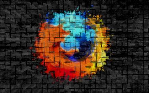An artist's interpretation of the Firefox Logo.