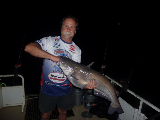 Gary Turner caught this good  Blue Catfish at Santee Cooper