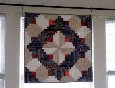 Rose Clearfield's mom made this cool quilt out of neck ties.  Check out her Randomcreativeart website.