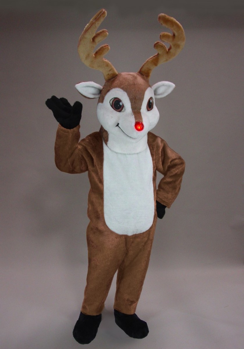 how to make a rudolph the red nosed reindeer costume