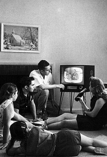 How did these people make it with only one television in the house? 