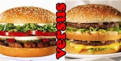 McDonald's Big Mac or Burger King Whopper? Which is healthier?