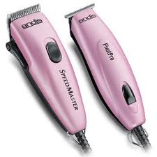 Andis 23880 PM-1 PMT-1 PinkPro Duette Clipper and Trimmer Combo