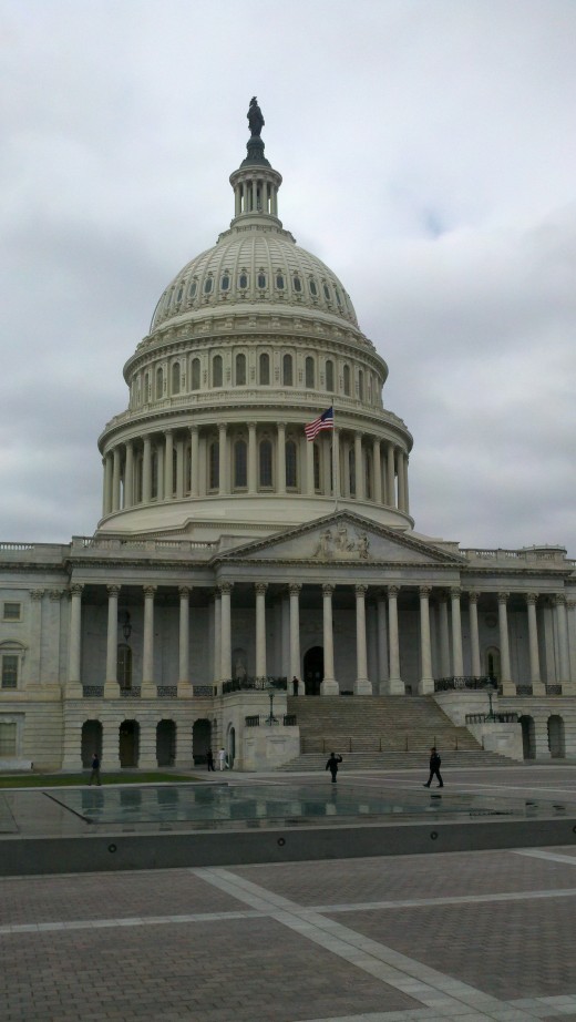 US Capital building in Washington DC