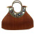 Elegant Rust Silk Handbag by Cbazaar