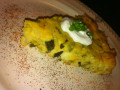 Three Cheese Quiche With Squash & Roasted Poblano and Self-Forming Crust