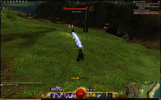 Scepter Air Attunement Arc Lightning spell Scepter Air Attunement Arc Lightning spell