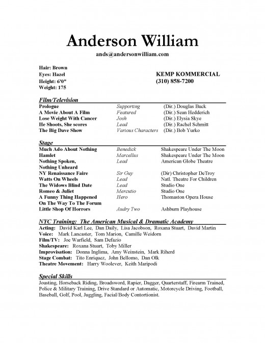 Sample Resume