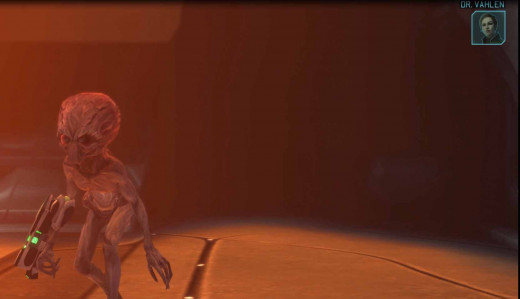 XCOM: Enemy Unknown capture the sectoid commander when the squad members assault the alien base.