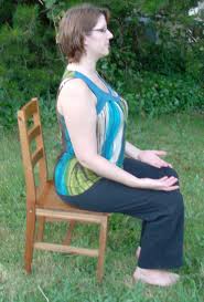 Sitting on a chair can be done if that is what is most comfortable for you to be in a meditative mood.