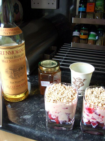 Cranachan can be made with more or less alchohol - it depends on you and your guests!