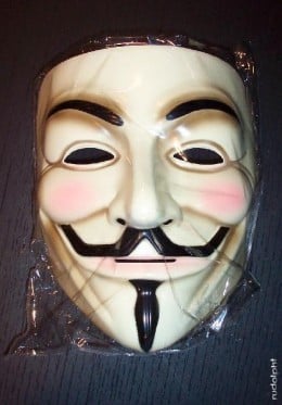 Guy Fawkes Mask Template for Bonfire Night