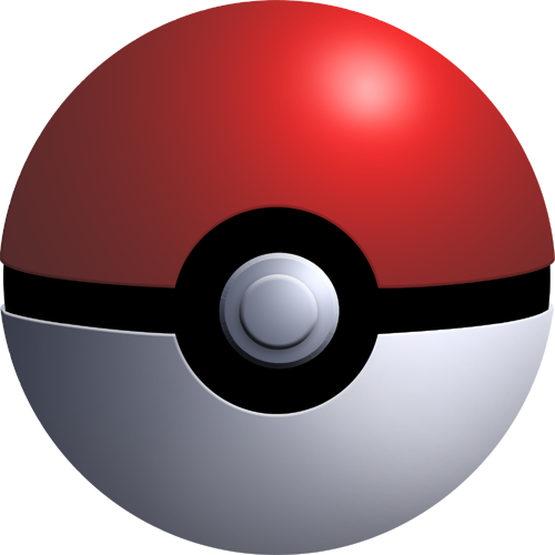 A Pokéball, the basic ball for catching Pokémon.