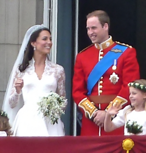 The Duke and Duchess of Cambridge on their wedding day. This wedding gave hope to little girls everywhere who have always dreamed of becoming a princess.