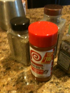 Lawry's salt adds a tasty touch