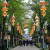 Daderot took this photograph of the lights in Tivoli Gardens in Copenhagen, Denmark on May 8, 2012.