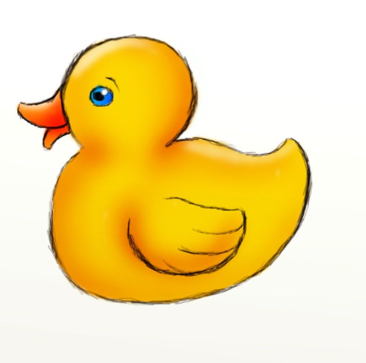 How to Draw a Rubber Duck