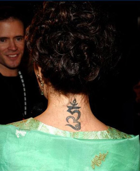 Allysa Milano Tattoo Pictures