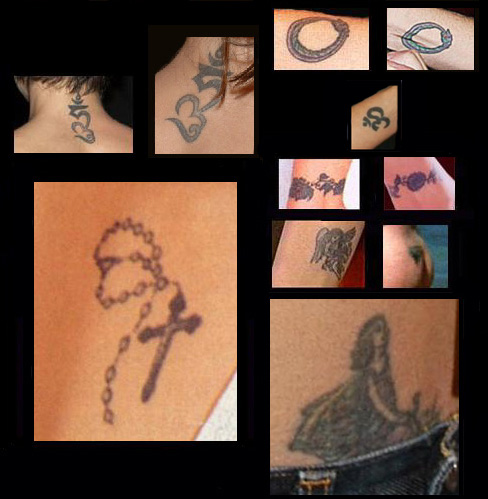 Allysa Milano Tattoo Pictures