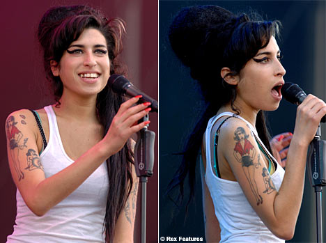 Amy Winehouse Tattoo Pictures