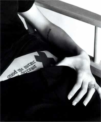 Angelina Jolie Tattoos