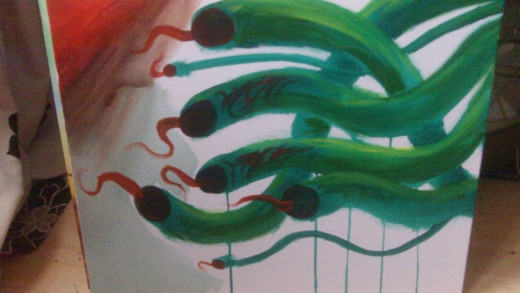 Red tongues and Red scars on the Wyrms help provide some extra visual interest.