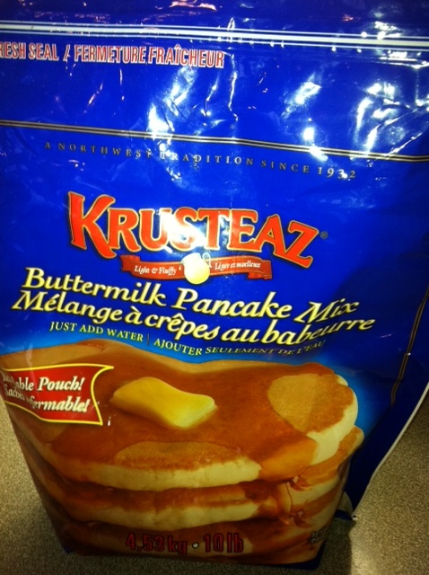 This is the complete pancake mix I use from Costco.