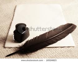 If only the quill would jump up and write.