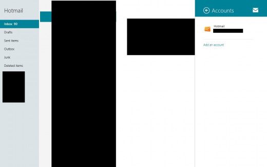 Click "Accounts" to open the Accounts menu.