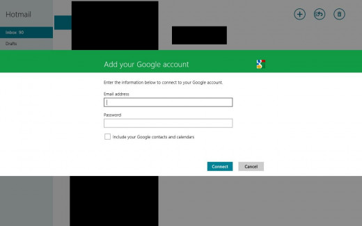 Select the type of email account you want to add.