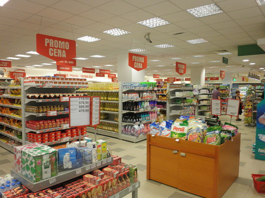 Supermarket, Serbia