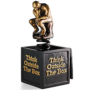 Help yourself to think out of the box.