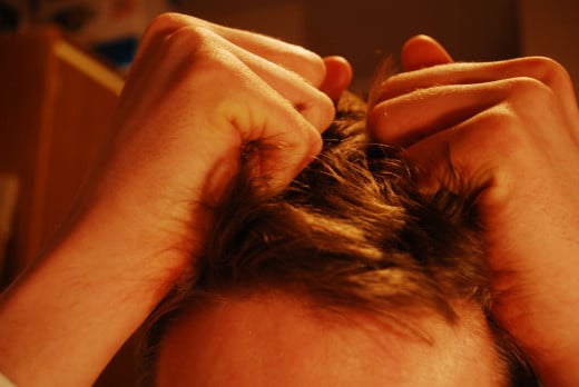 Stress can make you feel like pulling your hair out!