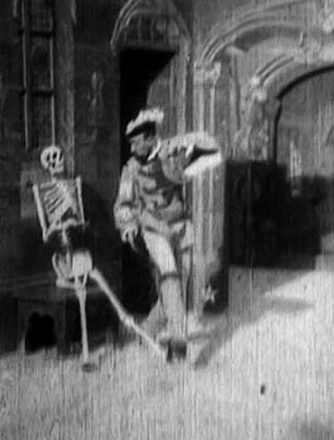Georges Melies' 1896 film "Le Manoir Du Diable" or  "The House Of The Devil".