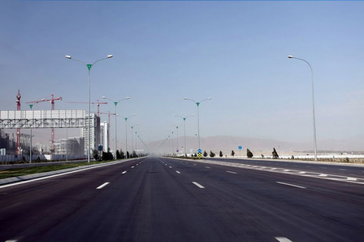 Ashgabat  city streets