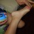 Apply petroleum jelly on the feet Apply petroleum jelly on the feet