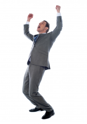 Smell the sweet scent of success. How would you respond if you won a sweepstakes?