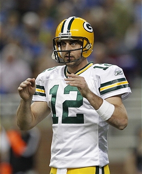 AARON ROGERS, QUARTERBACK FOR GREEN BAY PACKERS
