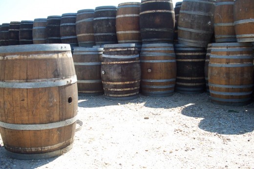 These are not the exact woodstave barrels that Molson's used but these would be similar.