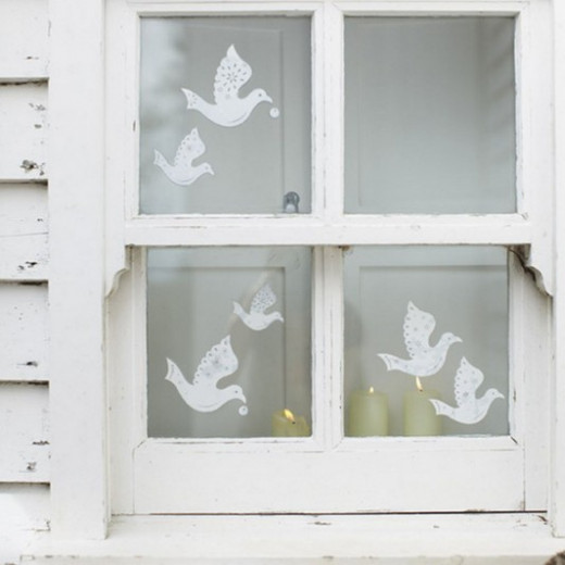 Dove Window Clings