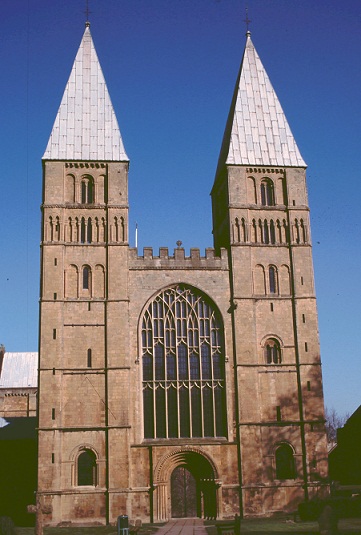 Southwell Minster 'pepperpot' towers