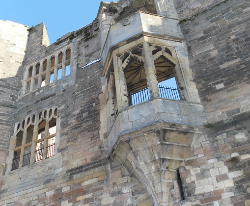 Newark Castle windows