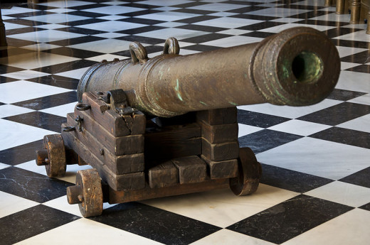 This gun salvaged from the Nuestra Señora de Atocha was photographed by Paul Hermans on March 22, 2011.