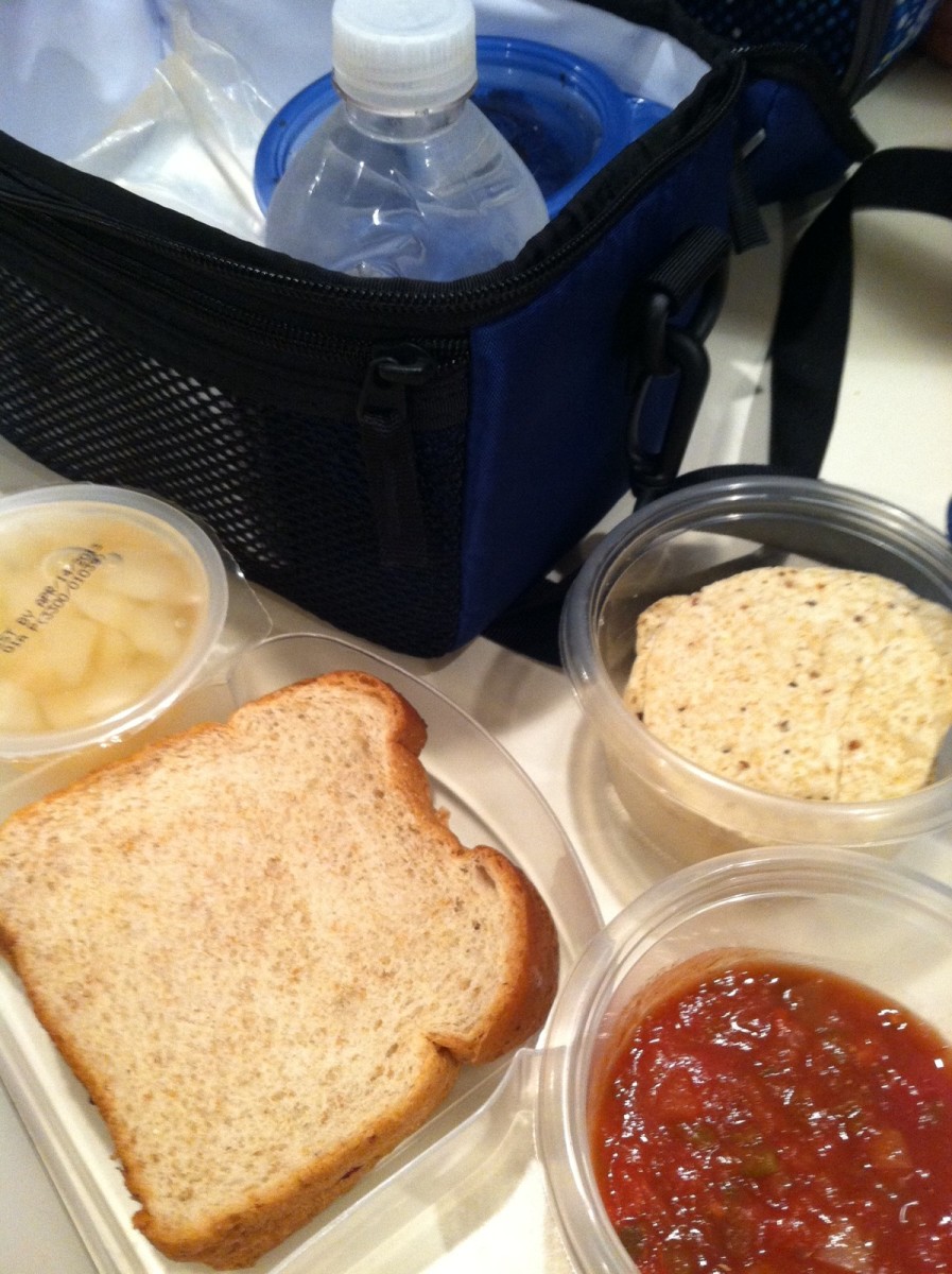 Whole grain, natural, organic foods are best in a school lunch.